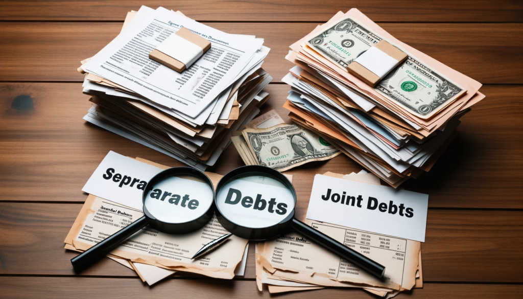 Identifying Separate debts
