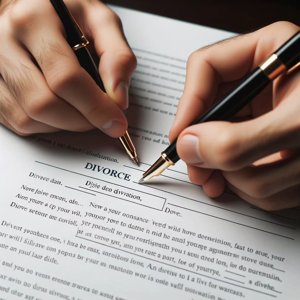 Completing the Divorce Forms
